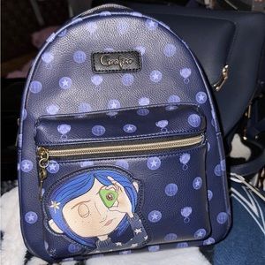 Coraline loungefly mini backpack like new